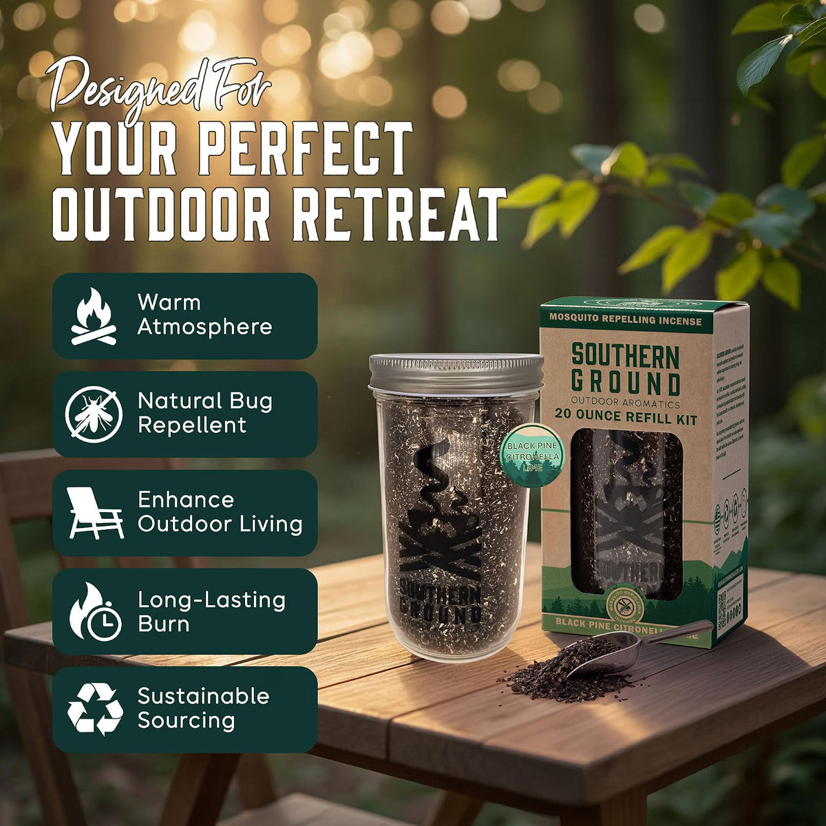 Refill - Black Pine Citronella Lime