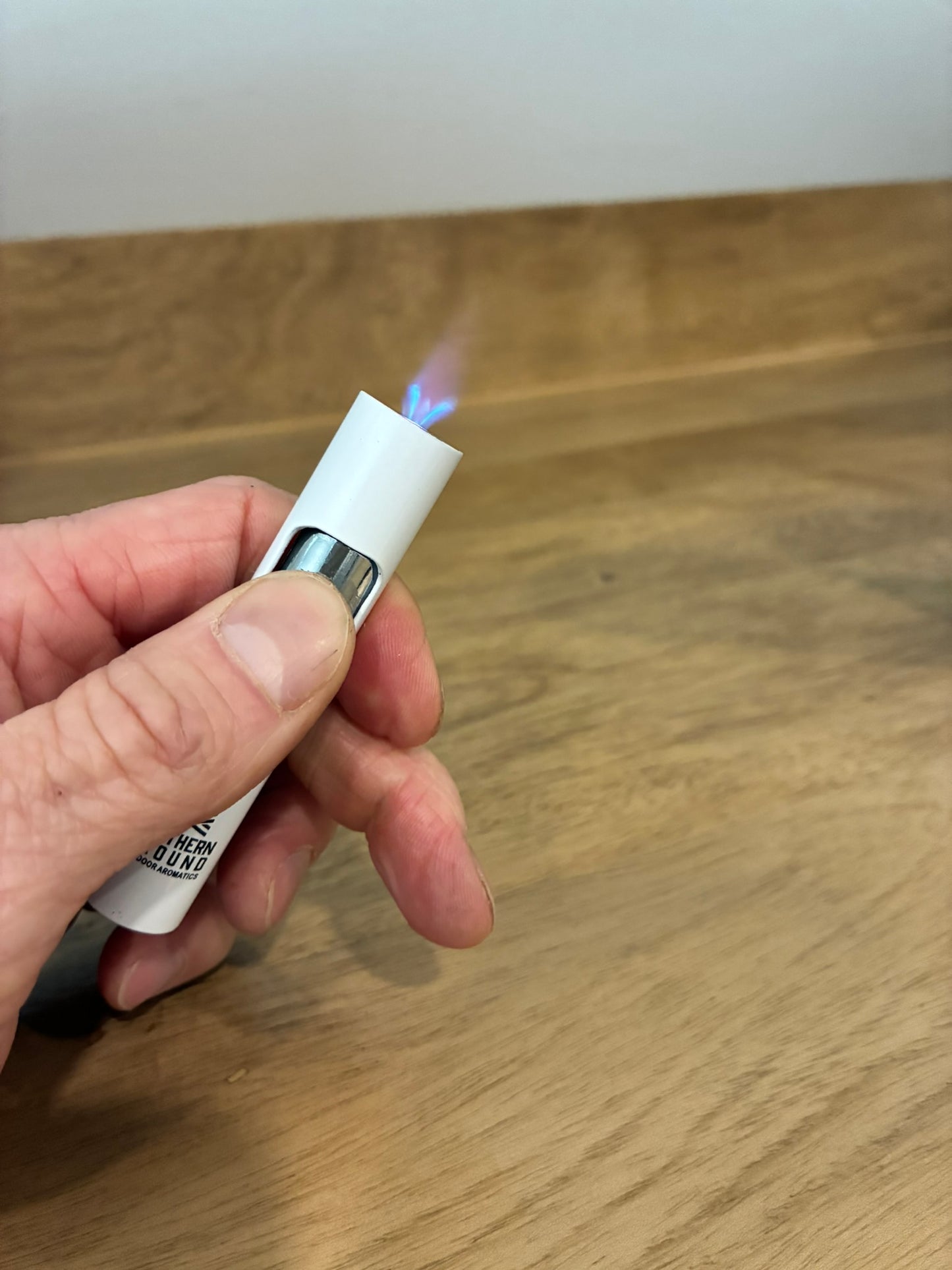 Torch Lighter & Butane Refill - White